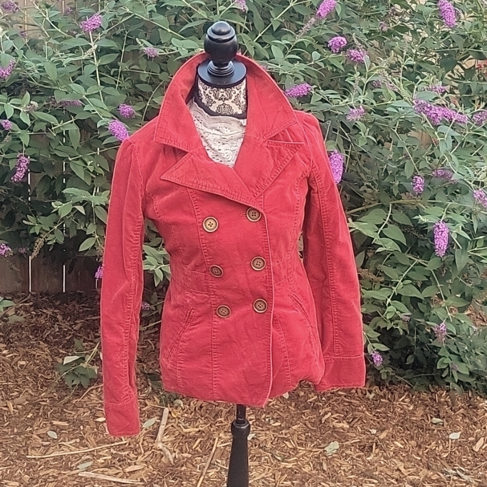 Women's Mossimo Supply CO corduroy peacoat jacket